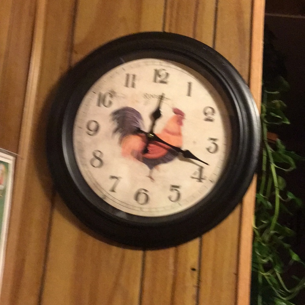 Rooster clock